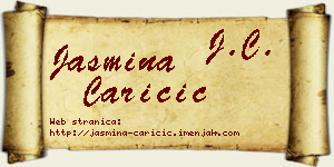 Jasmina Caričić vizit kartica